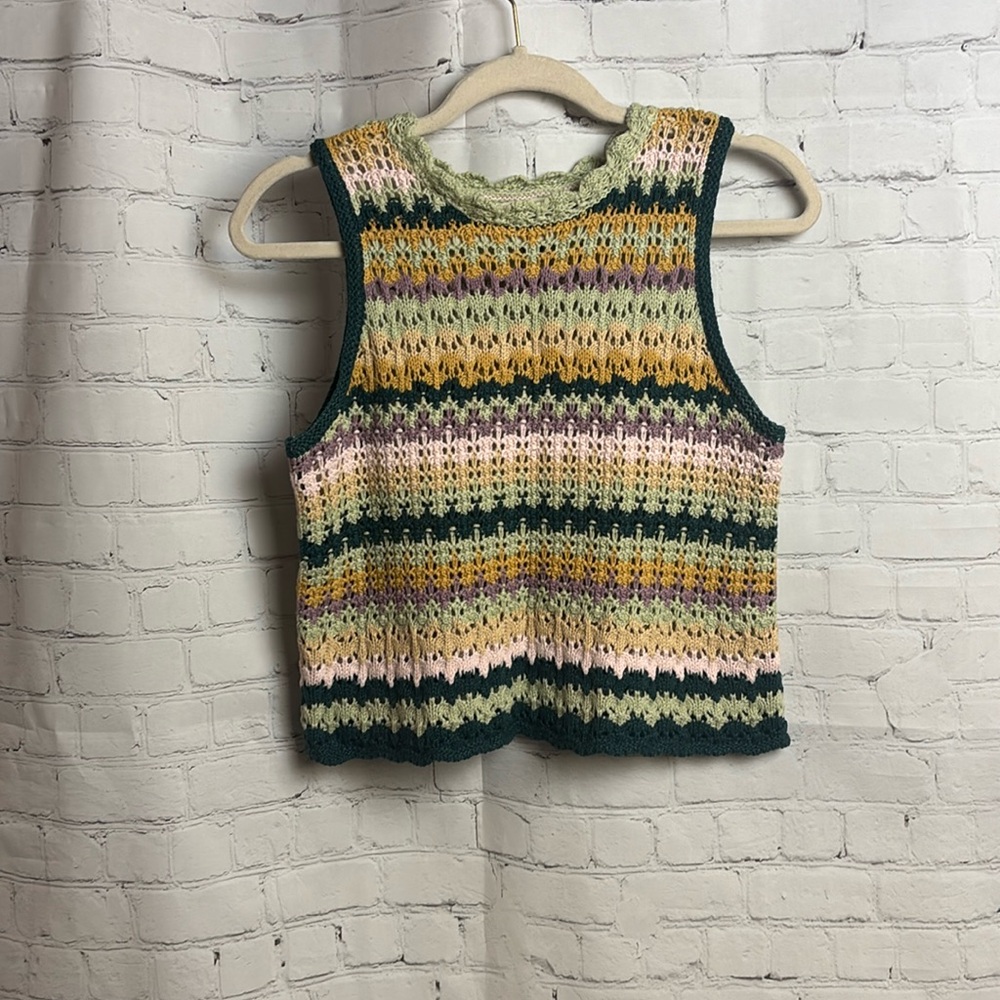 Crochet Knit tank top